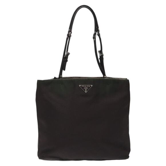 PRADA Hand Bag Nylon Khaki - Picture 2 of 13